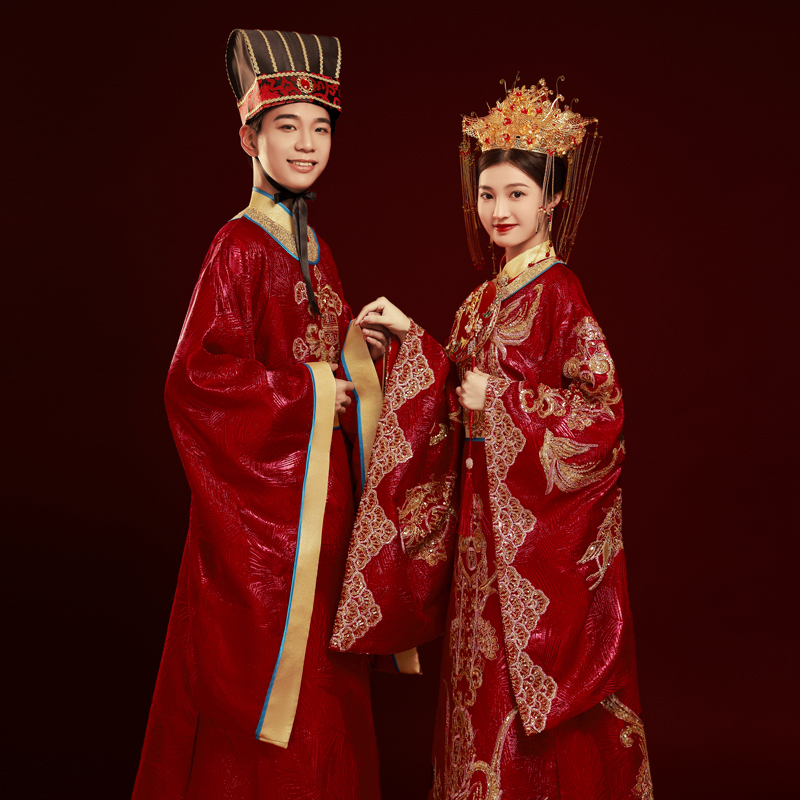 Men'S Grooming Trends - Qualität Tang-Dynastie Luxus Hanfu Braut Bräutigam