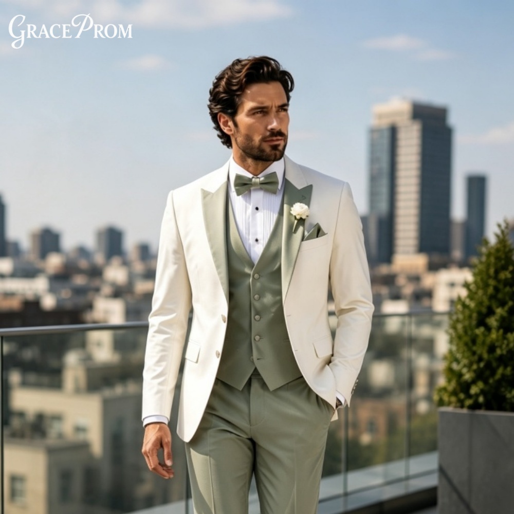 Men'S Grooming Trends - Eleganter Herrenanzug mit Reverskragen 3-teilig 2027