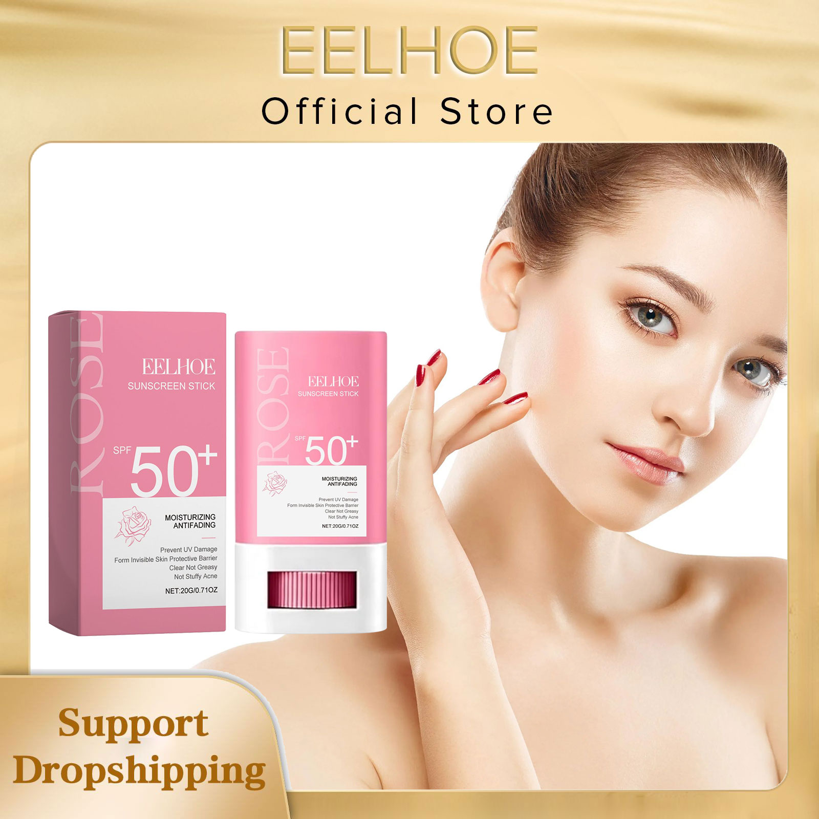 Face Moisturizer Spf - Eelhoe rosa Rosen Sonnenschutz Gesichts creme
