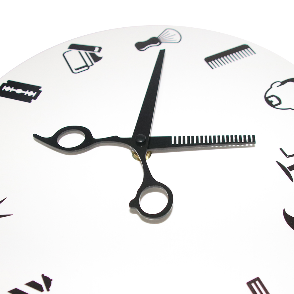 Friseursalon-Wanduhr mit Scher – Men'S Grooming Studio Bewertung und Preis