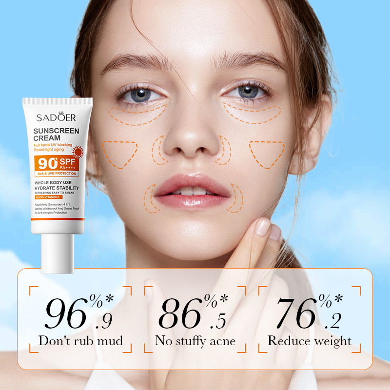 Sadoer Sonnenschutzcreme mit h – Face Moisturizer Spf Bewertung und Preis